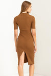 BETSY dress (Pale Brown)